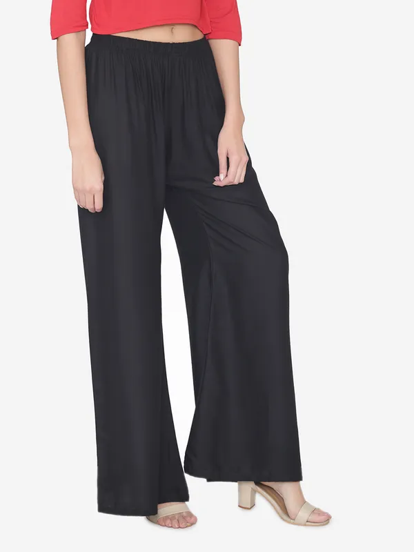 Full_Length_Rayon_Flared_Wide_Leg_Trouser_Palazzo_Pant_For_Women