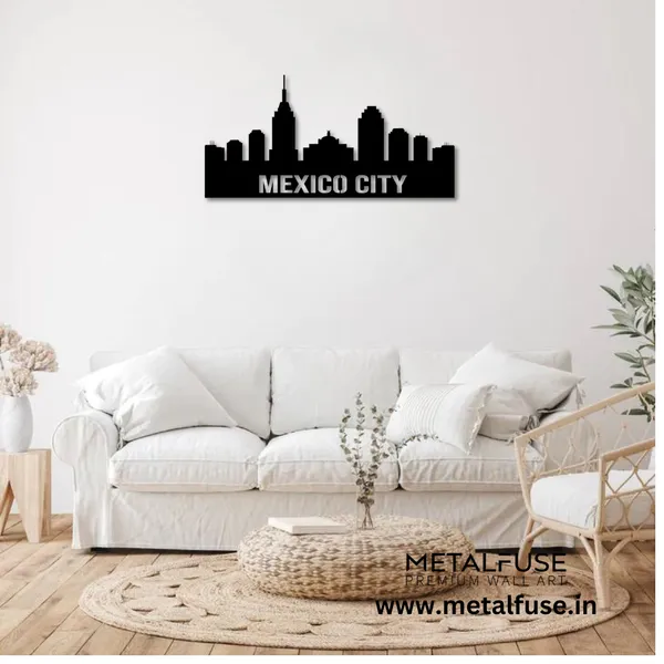 Wooden_Wall_Art_for_Home_Decoration__|_Mexico_City_Skyline__|_Black