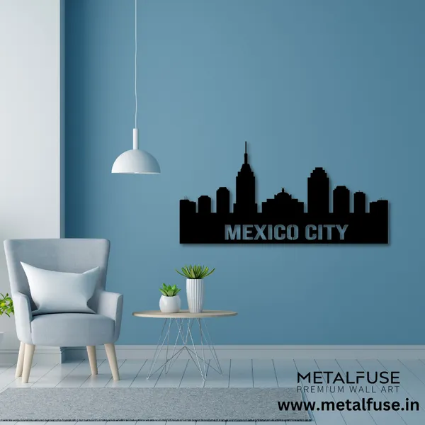 Wooden_Wall_Art_for_Home_Decoration__|_Mexico_City_Skyline__|_Black