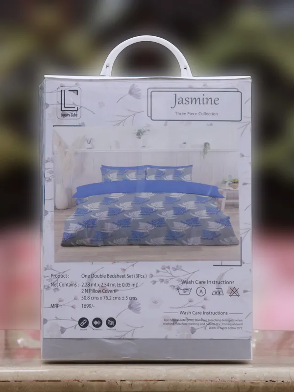 Luxury_Cube_Jasmine_Collection_Double_Bedsheet