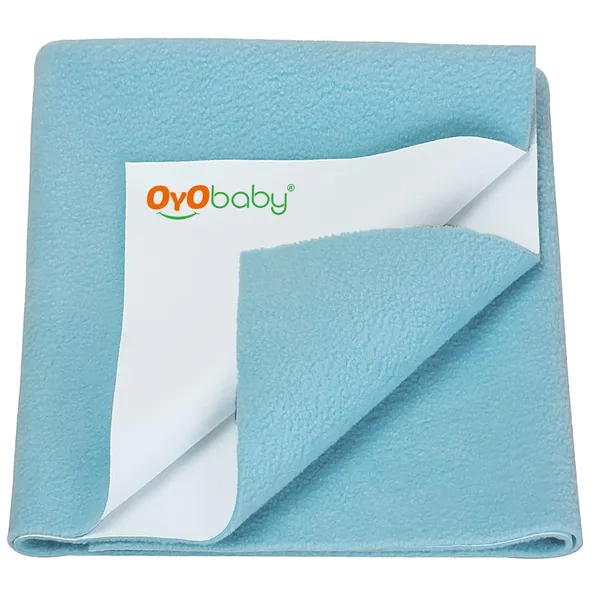 Kids_&_Adults_Bed_Protector_Waterproof_Sheet_|_Quick_Dry_And_Extra_Absorbent_Washable_Mattress_Sheet_|_Anti-Piling_Fleece_With_Soft_Cotton_Cot_Sheet_|_X-Large_Size,_200Cm_X_140Cm,_Sea_Blue