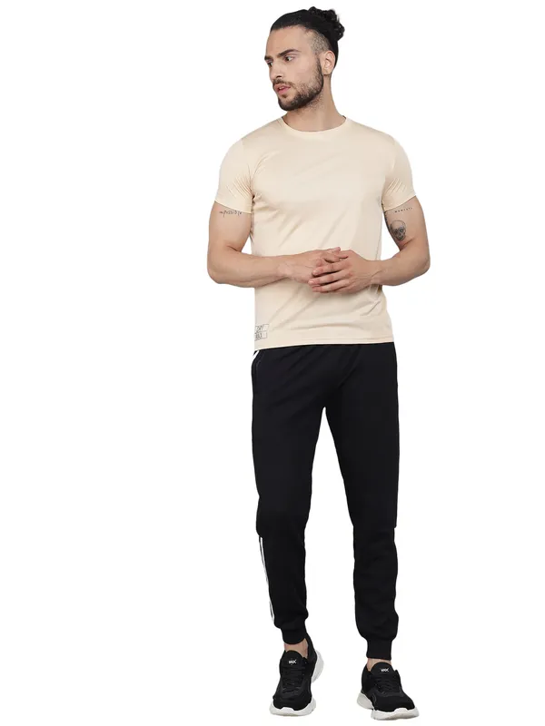 Beige_Men's_T-Shirt__Comfortable,_Stylish_And_Trendy_Casual_Wear
