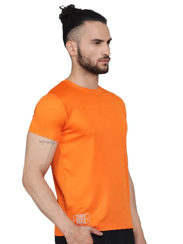 Orange_Men's_T-Shirt__Comfortable,_Stylish_And_Trendy_Casual_Wear