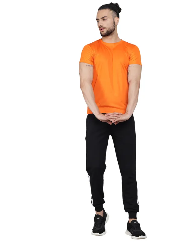 Orange_Men's_T-Shirt__Comfortable,_Stylish_And_Trendy_Casual_Wear