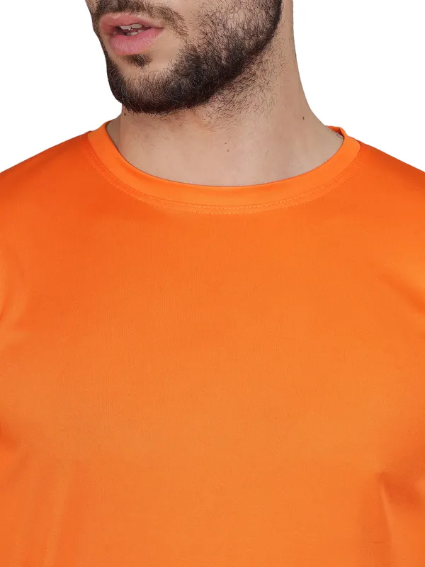 Orange_Men's_T-Shirt__Comfortable,_Stylish_And_Trendy_Casual_Wear
