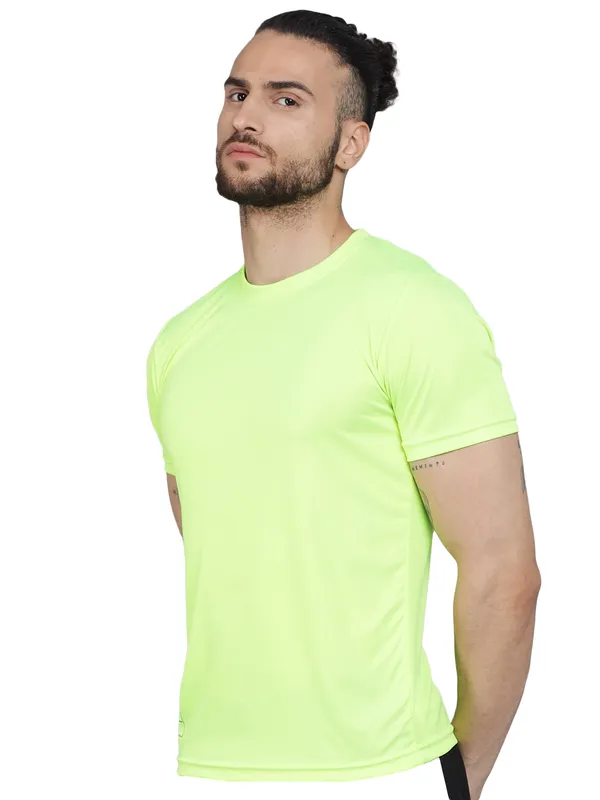 Light_Green_Men's_T-Shirt__Comfortable,_Stylish_And_Trendy_Casual_Wear