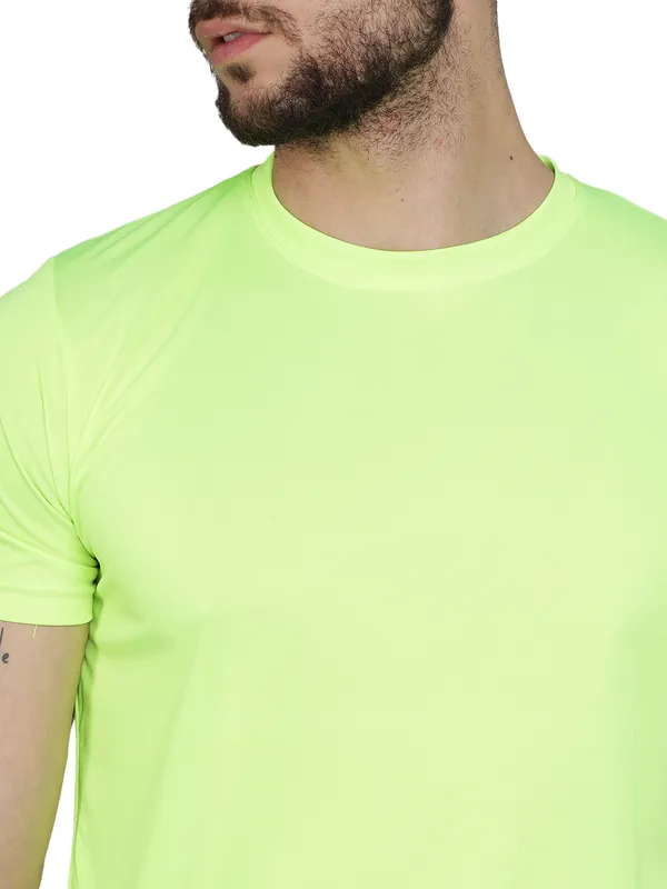 Light_Green_Men's_T-Shirt__Comfortable,_Stylish_And_Trendy_Casual_Wear