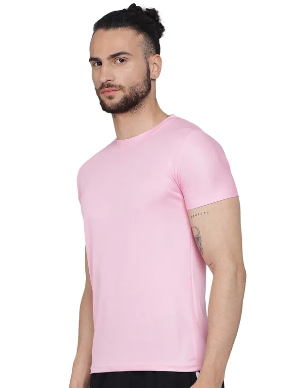 Pink_Men's_T-Shirt__Comfortable,_Stylish_And_Trendy_Casual_Wear