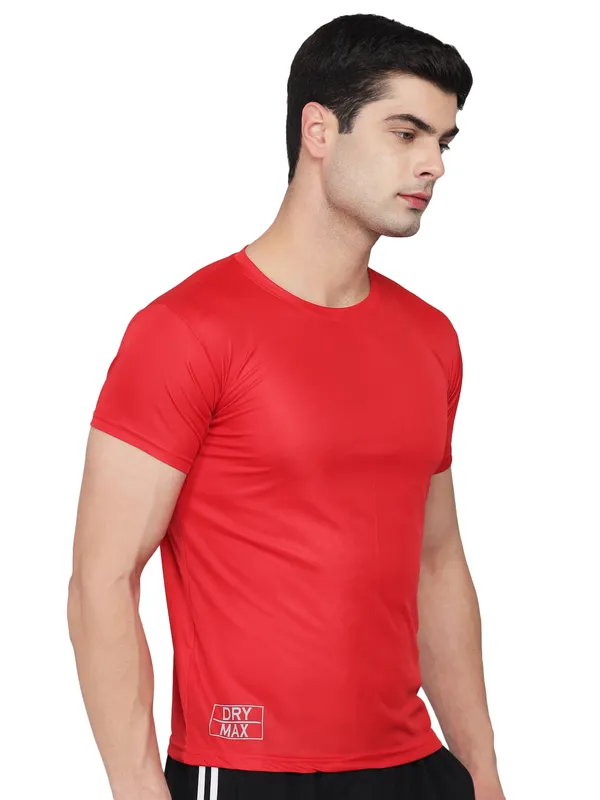 Red_Men's_T-Shirt__Comfortable,_Stylish_And_Trendy_Casual_Wear