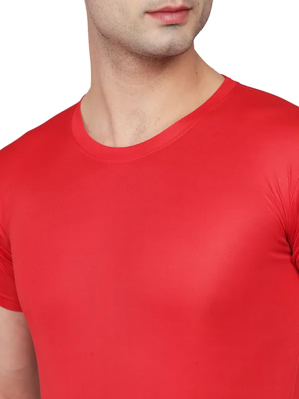 Red_Men's_T-Shirt__Comfortable,_Stylish_And_Trendy_Casual_Wear