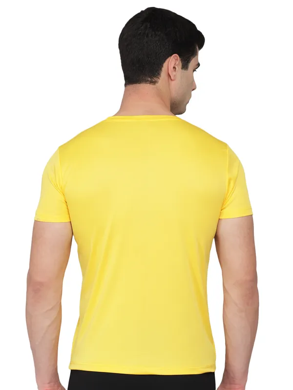 Yellow_Men's_T-Shirt__Comfortable,_Stylish_And_Trendy_Casual_Wear