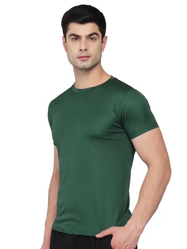 Dark_Green_Men's_T-Shirt__Comfortable,_Stylish_And_Trendy_Casual_Wear