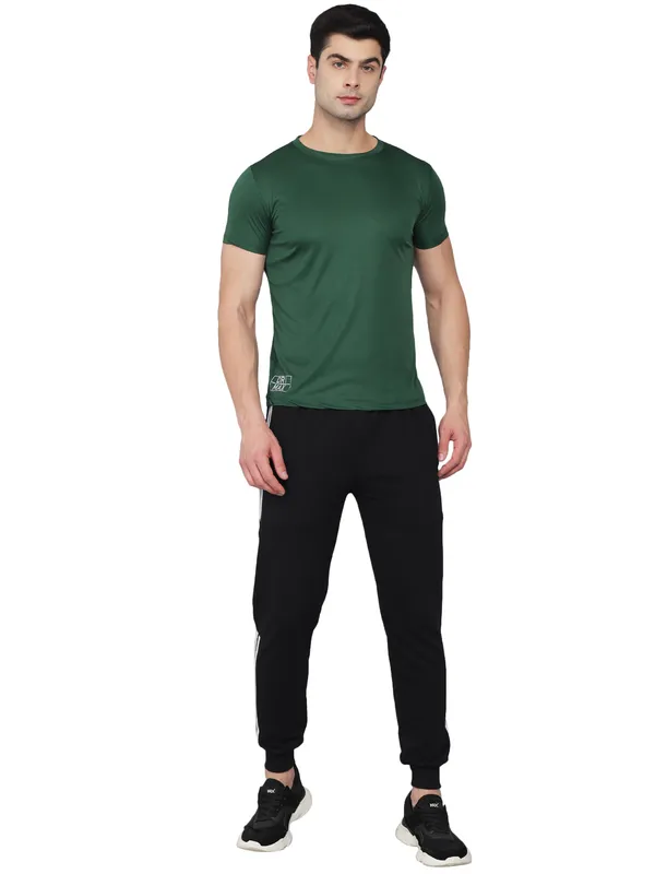 Dark_Green_Men's_T-Shirt__Comfortable,_Stylish_And_Trendy_Casual_Wear