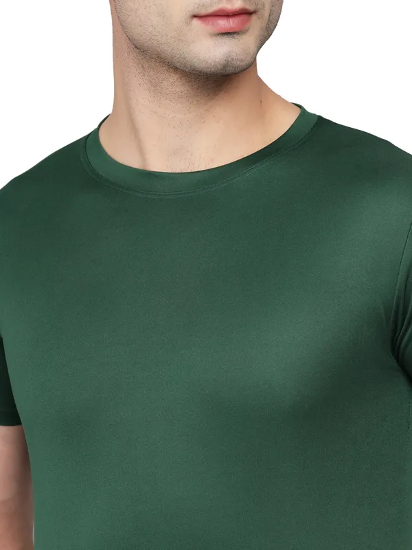 Dark_Green_Men's_T-Shirt__Comfortable,_Stylish_And_Trendy_Casual_Wear