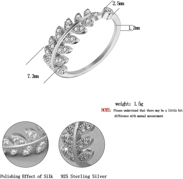 Leaf_Pattern_Abjustable_Ring_Silver_|_Fine_Design_Jewelry_&_Accessories_|