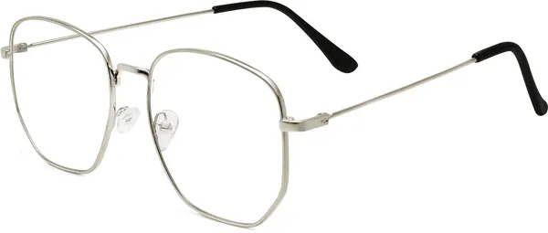 Silver_Full_Rim_Square_Frame_(54_Mm)_-_For_Unisex