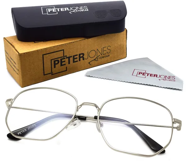 Silver_Full_Rim_Square_Frame_(54_Mm)_-_For_Unisex