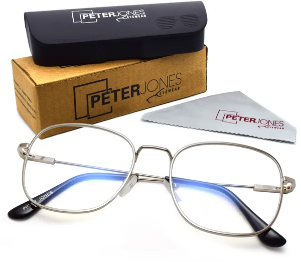 Silver_Full_Rim_Square_Frame_(54_Mm)_-_For_Unisex