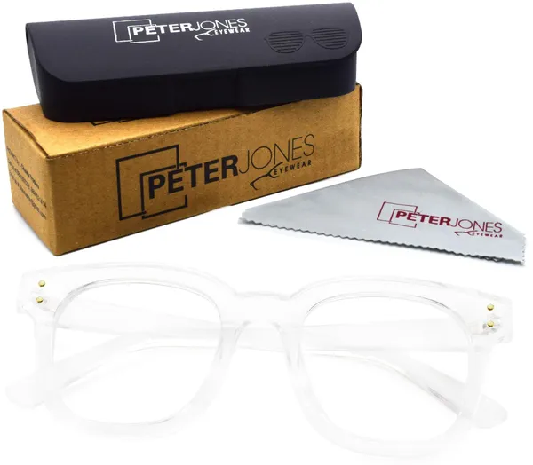 Transparent_Full_Rim_Square_Frame_(58_Mm)_-_For_Unisex