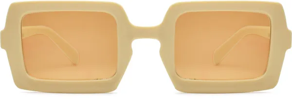 Cream_Retro_Square_Sunglasses_-_For_Unisex