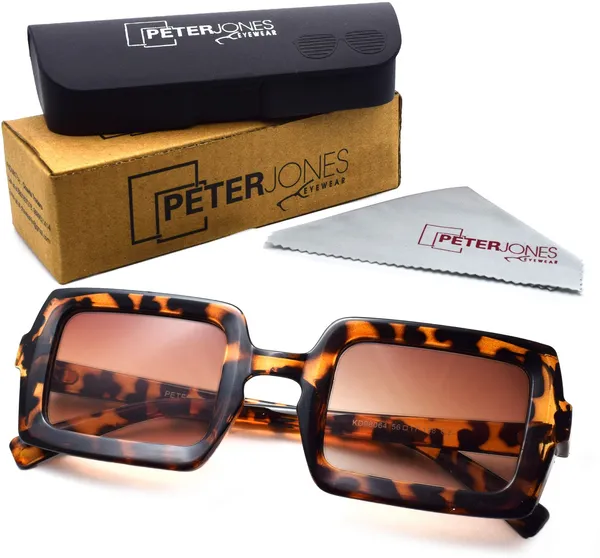 Brown_Retro_Square_Sunglasses_-_For_Unisex