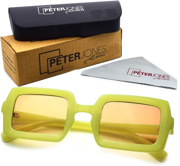 Green_Retro_Square_Sunglasses_-_For_Unisex