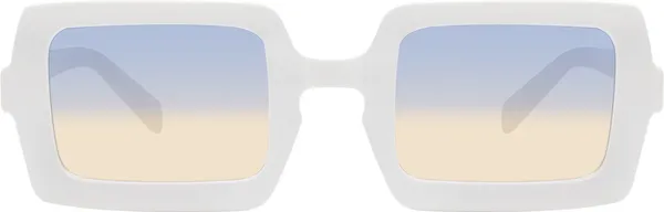 White_Rectangular_Sunglasses_-_For_Women