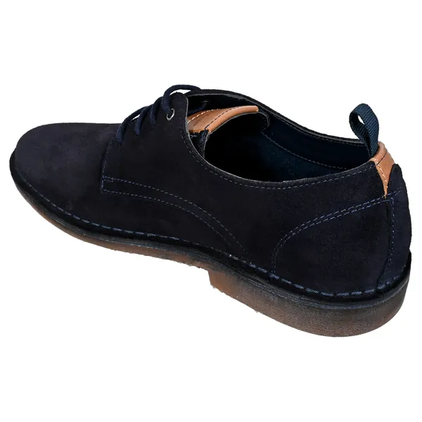 Navy_Suede_Men's_Formal_Lace-Up_Shoes_with_Memory_Foam_Comfort