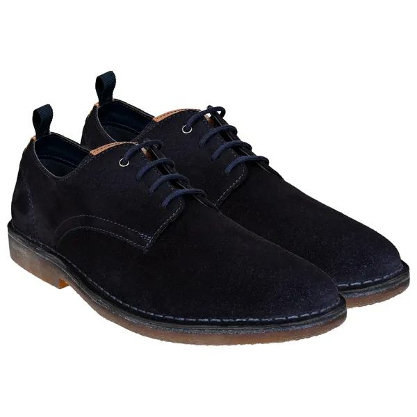 Navy_Suede_Men's_Formal_Lace-Up_Shoes_with_Memory_Foam_Comfort