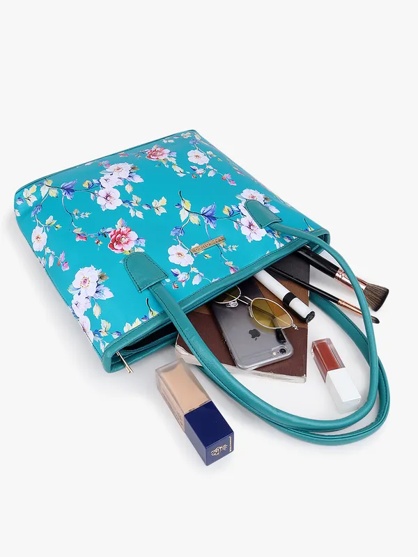 Turquoise_Premium_Quality_Tote_Bag_For_Women