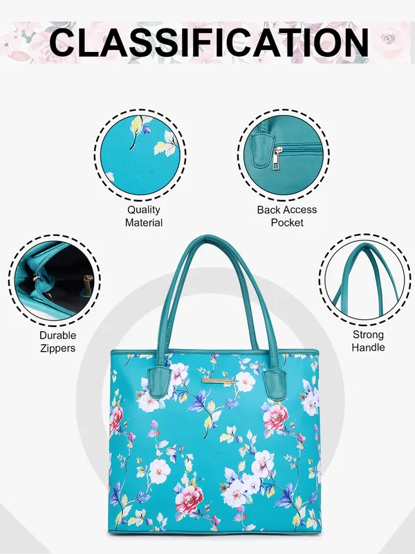 Turquoise_Premium_Quality_Tote_Bag_For_Women