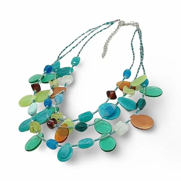 Handcrafted_multistrand_beaded_necklace