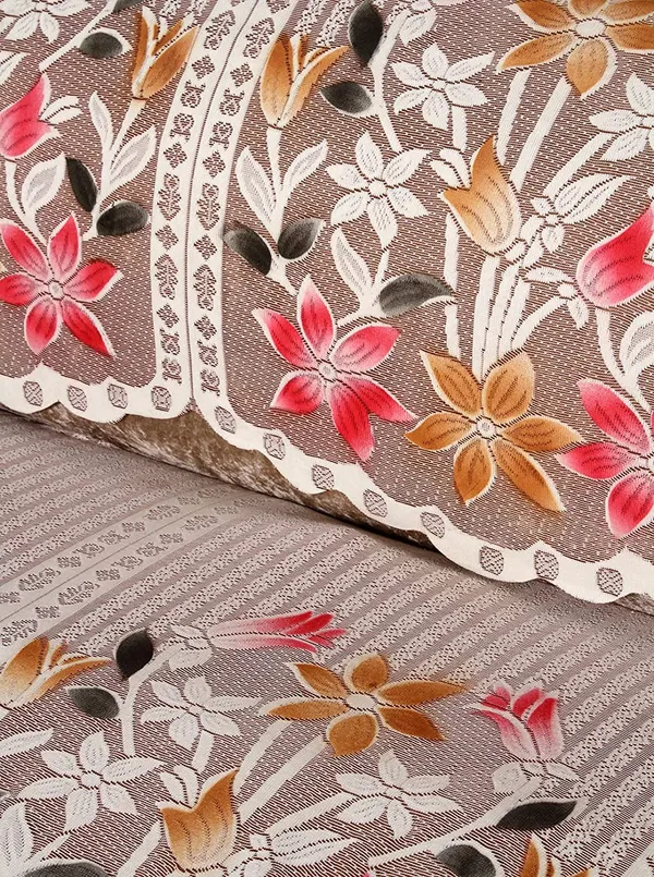 Net_Fabric_Floral_Pattern_French_Lace_3_Seater_Sofa_Set_Cover_Beautiful_Polyester_and_Cotton_Blended_Three_Seated_Sofa_Cover_for_3_Seater_Sofa_(Brown,_69_x_178_cm)
