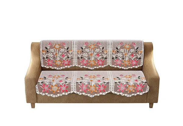 Net_Fabric_Floral_Pattern_French_Lace_3_Seater_Sofa_Set_Cover_Beautiful_Polyester_and_Cotton_Blended_Three_Seated_Sofa_Cover_for_3_Seater_Sofa_(Brown,_69_x_178_cm)