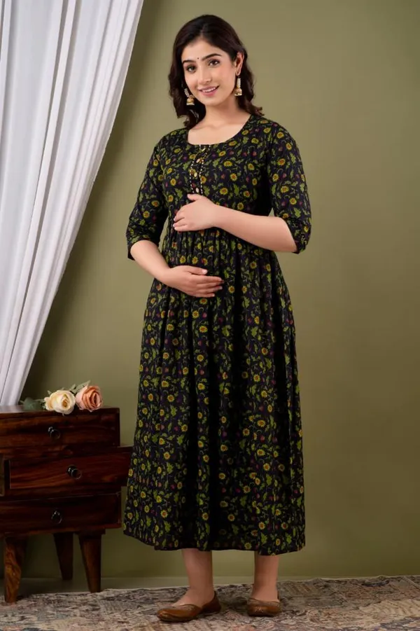 Green_chilli_Cotton_Printed_Maternity_And_Feeding_Kurti_Combo_Of_2