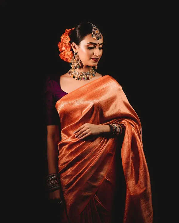 ORANGE_KANJIVARAM_SILK__SAREE