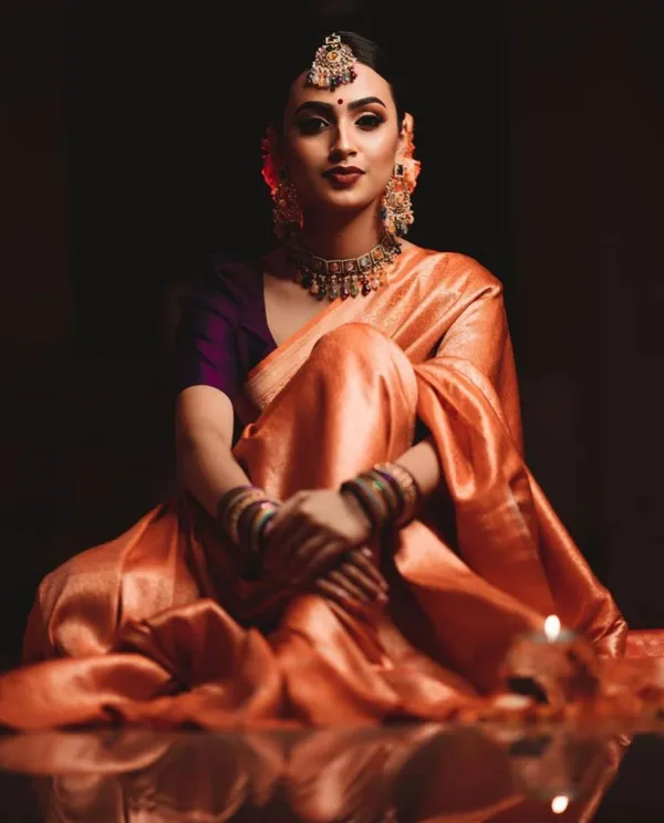 ORANGE_KANJIVARAM_SILK__SAREE