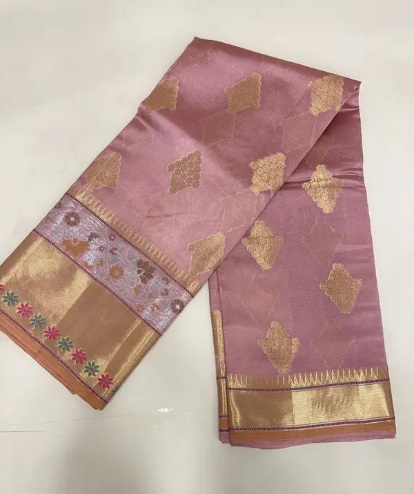 Humairah_Pure_Handloom_Mauve_Dupion_Silk_Golden_Zari_Floral_Boota_with_Skirt_Silver_Mina_Zari_Border_and_Mauve_Blouse