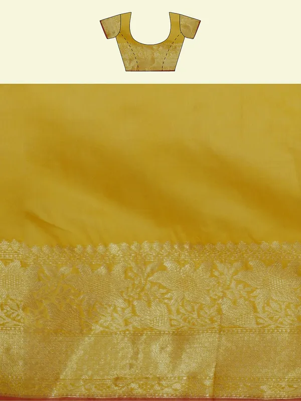 Gold_Cotton_Silk_Banarasi_Sarees_For_Women