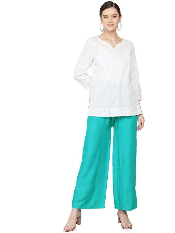 Sea_Green_Palazzo__Comfortable,_Stylish_And_Trendy_Casual_Wear