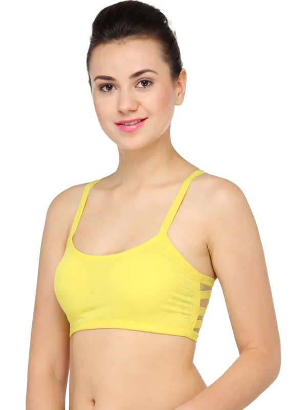 Strappy_Back_Athleisure_Gym_Workout_Padded_T-Shirt_Crop_Top_Bralette_Sports_Bra_For_Women