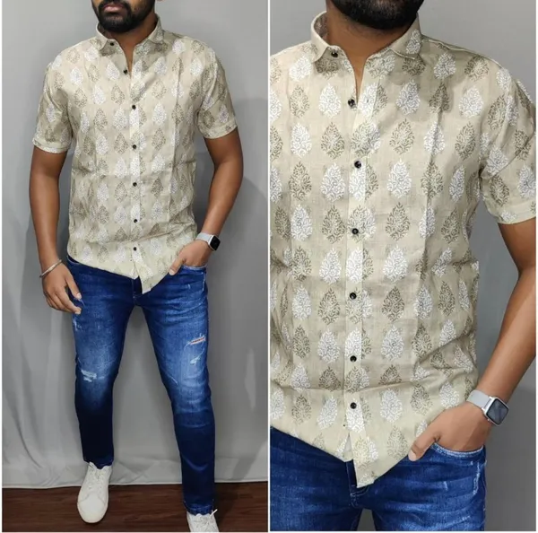 Regular_Fit_Grey_Color__Printed_Casual_Shirt