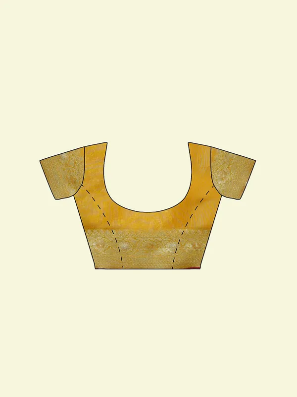Mustard_Cotton_Silk_Banarasi_Sarees_For_Women