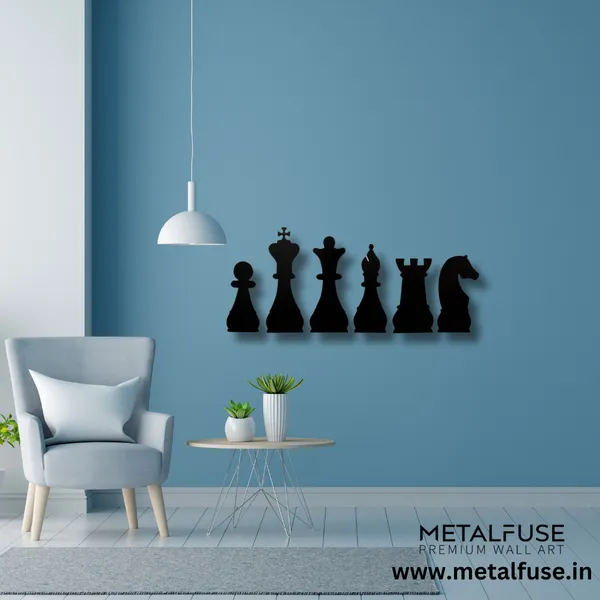 Wooden_Wall_Art_for_Home_Decoration__|_Chess__|_Black