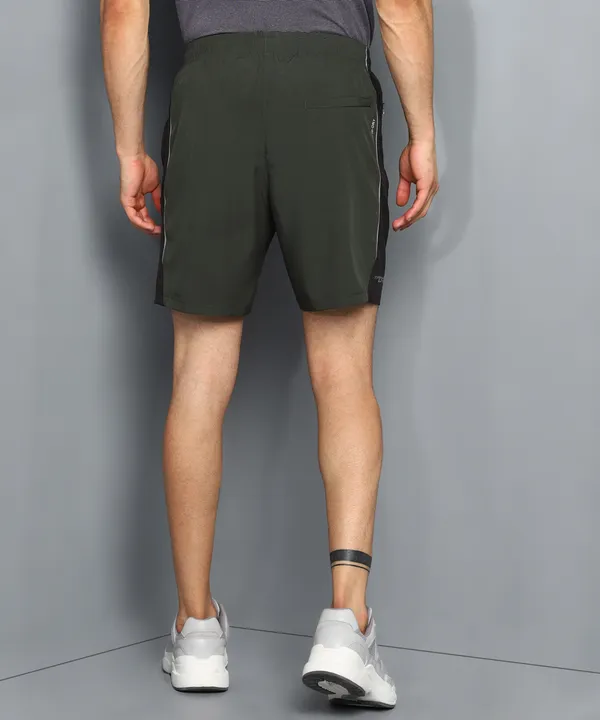 Bottle_Green_&_Black_Shorts_For_Men