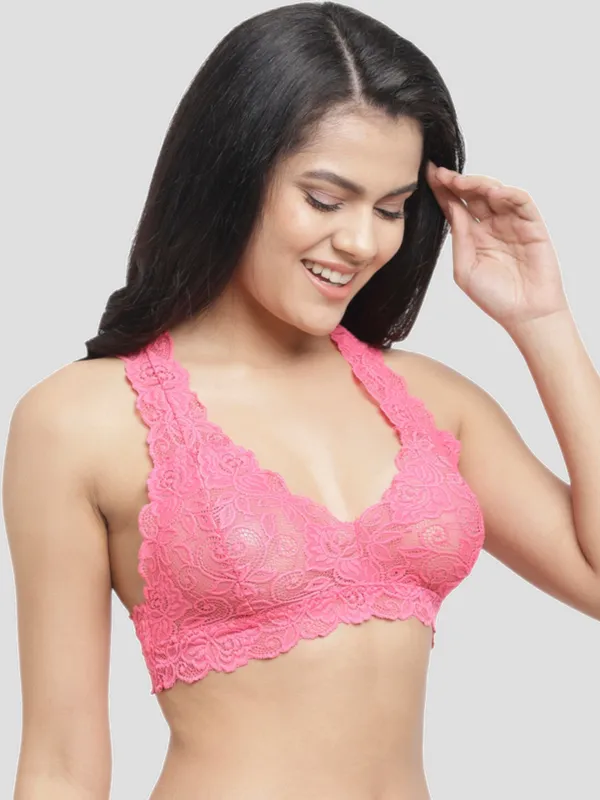 Pink_Lace_Criss_Cross_Back_Bralettes_Bra_For_Women
