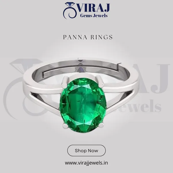 Panna_Stone_Created_Panna_Stone_Emerald_Ring_Adjustable_Woman_Man_Ring