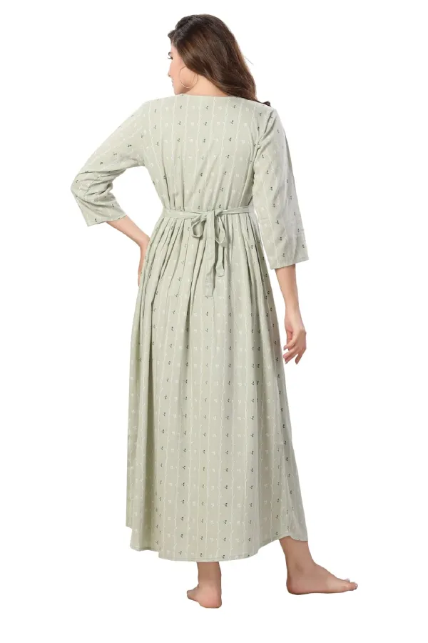 Green_Maternity_Dress_|_Maternity_Chic_Maternity_Wear_Kurti_For_Women