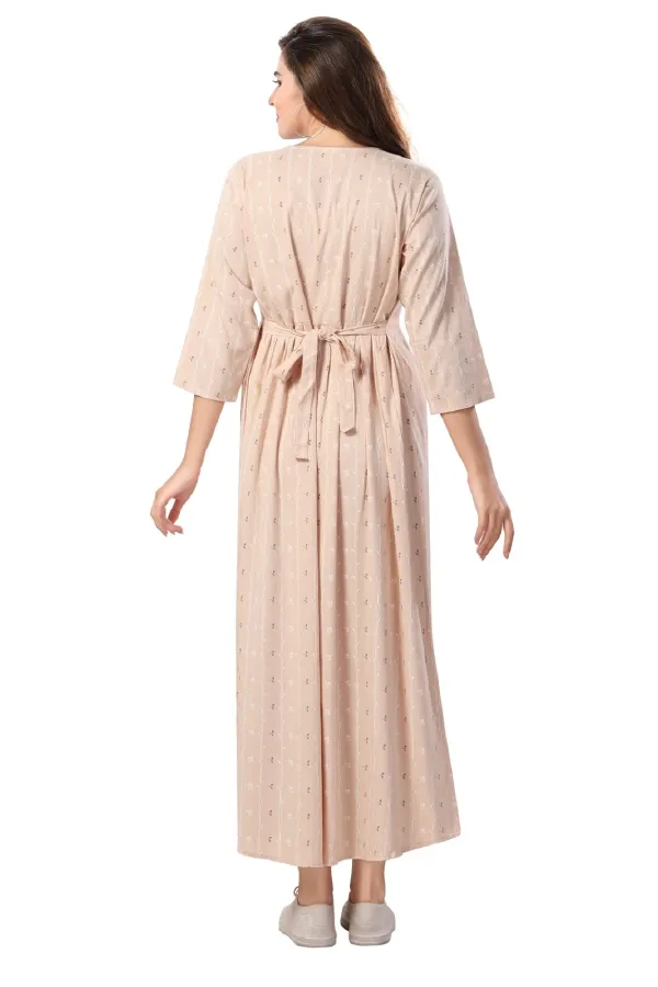 Light_Peach_Maternity_Chic_Maternity_Wear_Kurti_For_Women