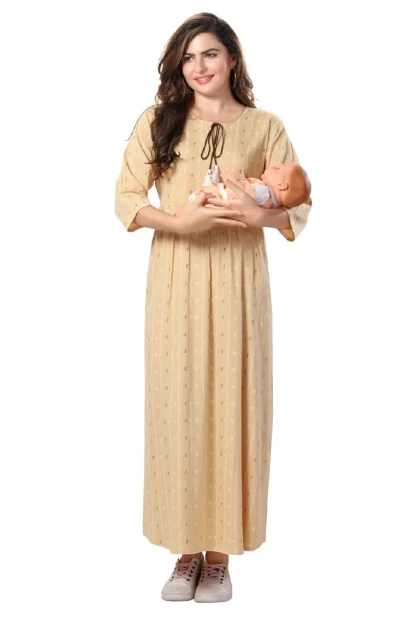 Mustard_Maternity_Chic_Maternity_Wear_Kurti_For_Women